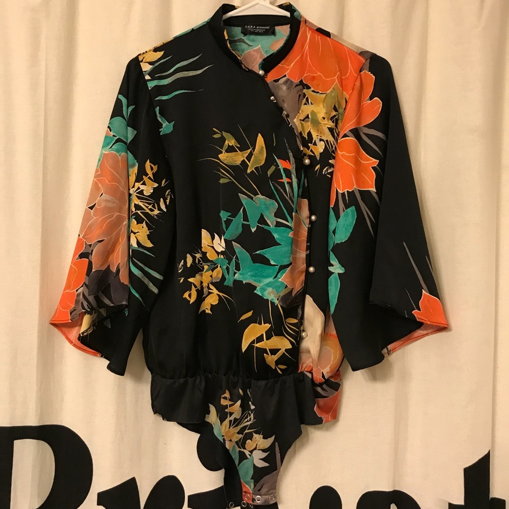 Zara Flora Bodysuit